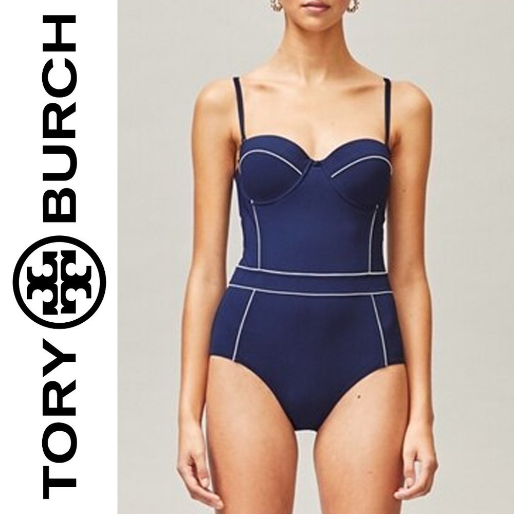 OBO. Tory Burch. Lipsi One Piece Swimsuit. Size L.
